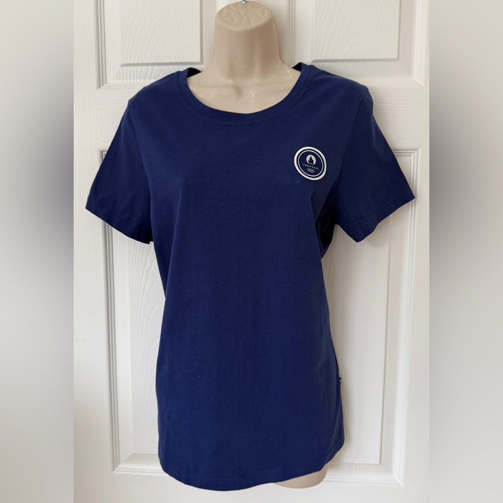 Paris 2024 Olympics Ladies T-shirt Blue Size M